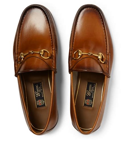 gucci brown loafers